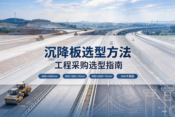 高昌沉降板选择方法
