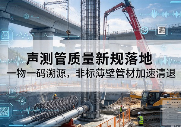 高昌声测管质量新规落地，一物一码溯源，非标薄壁管材加速清退