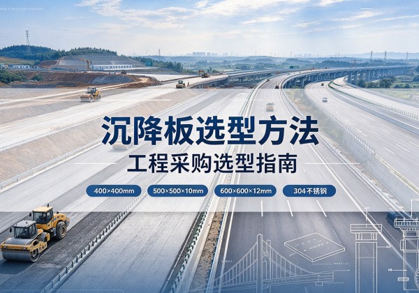 高昌沉降板选择方法