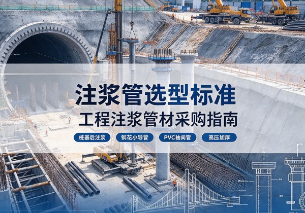 高昌注浆管选型标准